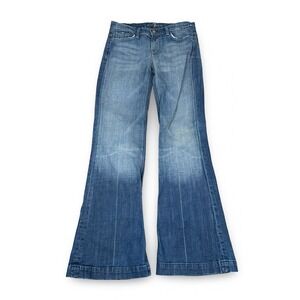 7 For All Mankind Women's Blue Flare Jeans